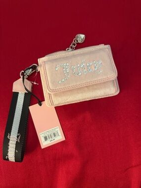 Juicy Couture all that glitter Wristlet with dual fold
